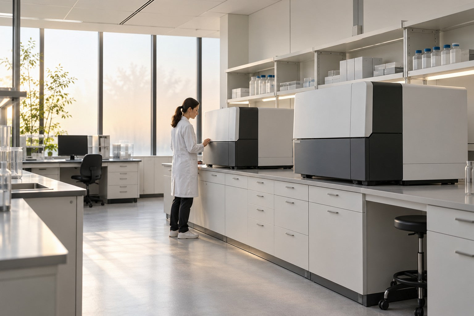 Illustrative genomic analysis laboratory